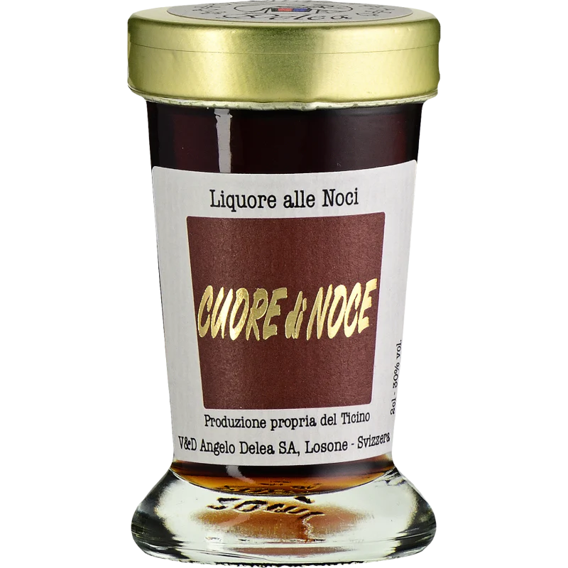 Cuore di Noce - Liquore Ticinese alle Noci, Delea - Hotelwein