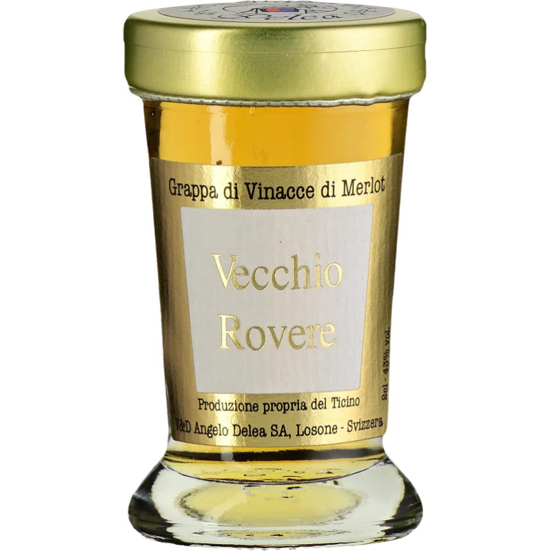 VECCHIO ROVERE GRAPPA TICINESE DA VINACCE DI MERLOT - Hotelwein