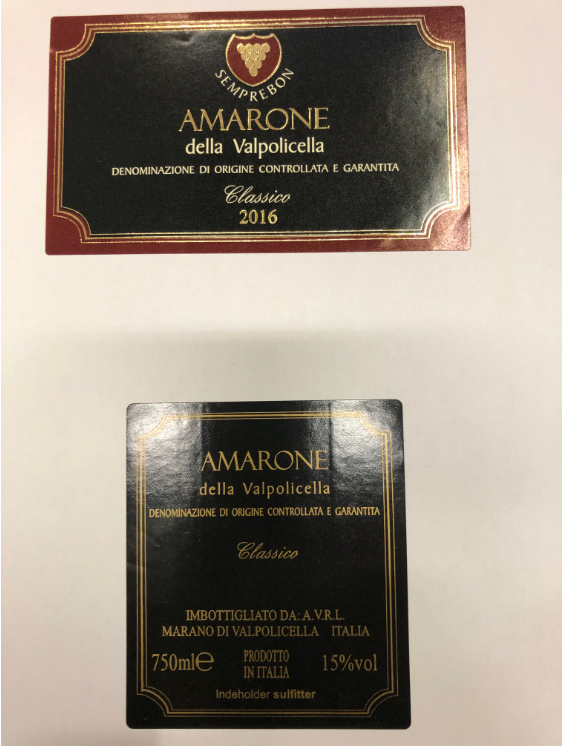 AMARONE SEMPREBON à 75CL - Hotelwein