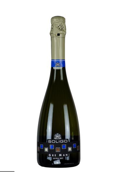 Spumante Gre.Man Millesimato Cuvee Extra Dry Soligo, - Hotelwein