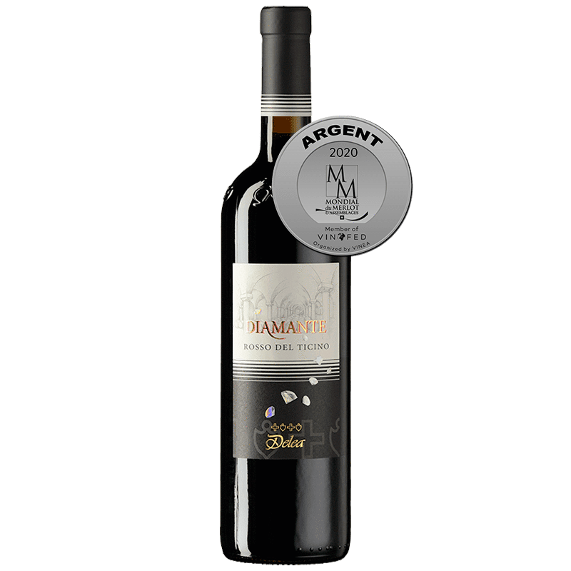 DIAMANTE ROSSO DEL TICINO DOC, - Hotelwein