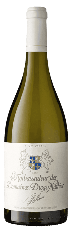 Ambassadeur weiss des Domaines Diego Mathier AOC VS, Die Botschafterin