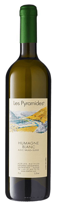 Humagne Blanc Les Pyramides AOC VS, Der Hebammenwein