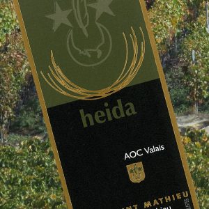 Heida AOC Valais, Jean Louis Mathieu Sierre, carton à 6 bouteilles