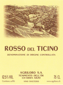 ROSSO DEL TICINO, DOC, AGRILORO - Hotelwein
