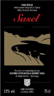 Sasel - Vino rosso IGT della Svizzera Italiana - Hotelwein