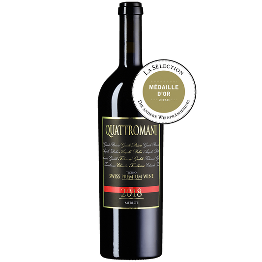 QUATTROMANI MERLOT CUVÉE TICINO DOC - Hotelwein
