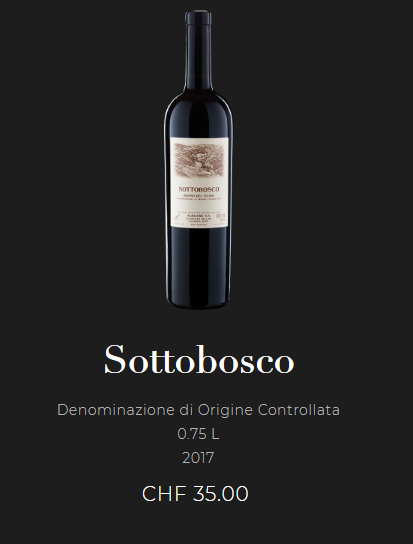 SOTTOBOSCO - Hotelwein